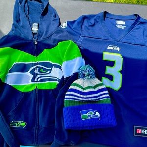 Women’s 3 Piece Set Seahawks Gear Size Large